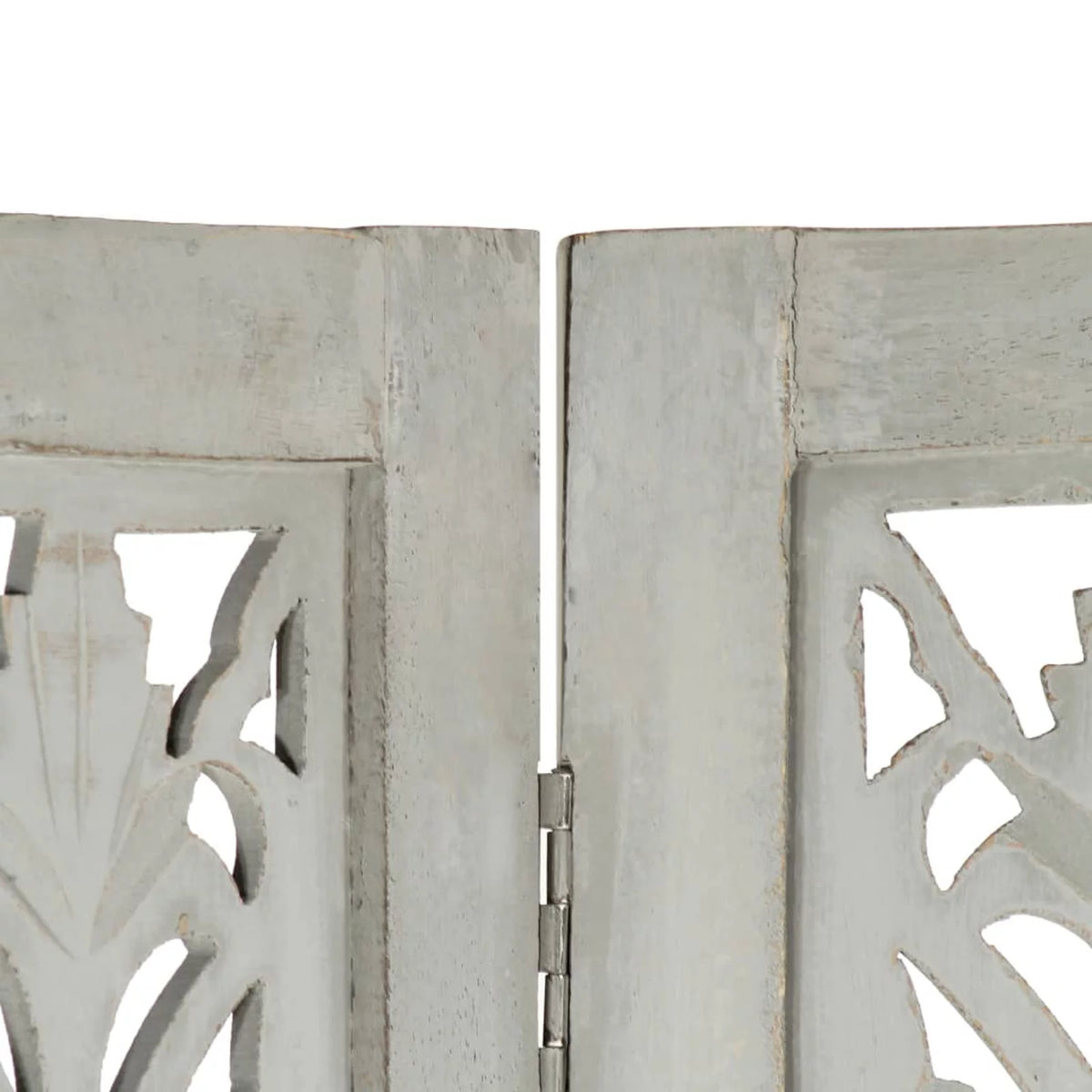 Hand Carved 3-Panel Mango Wood Room Divider R1194