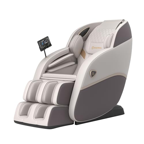 Brown Zero Gravity SL-Track Full Body Massage Chair Recliner G399