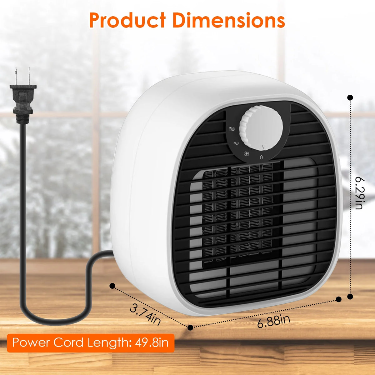 1000W Ceramic Space Heater Z897