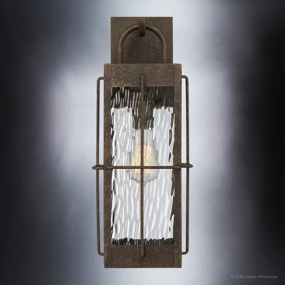 17.75''H x 7.00''W Urban Bronze Outdoor Wall Sconce M3517