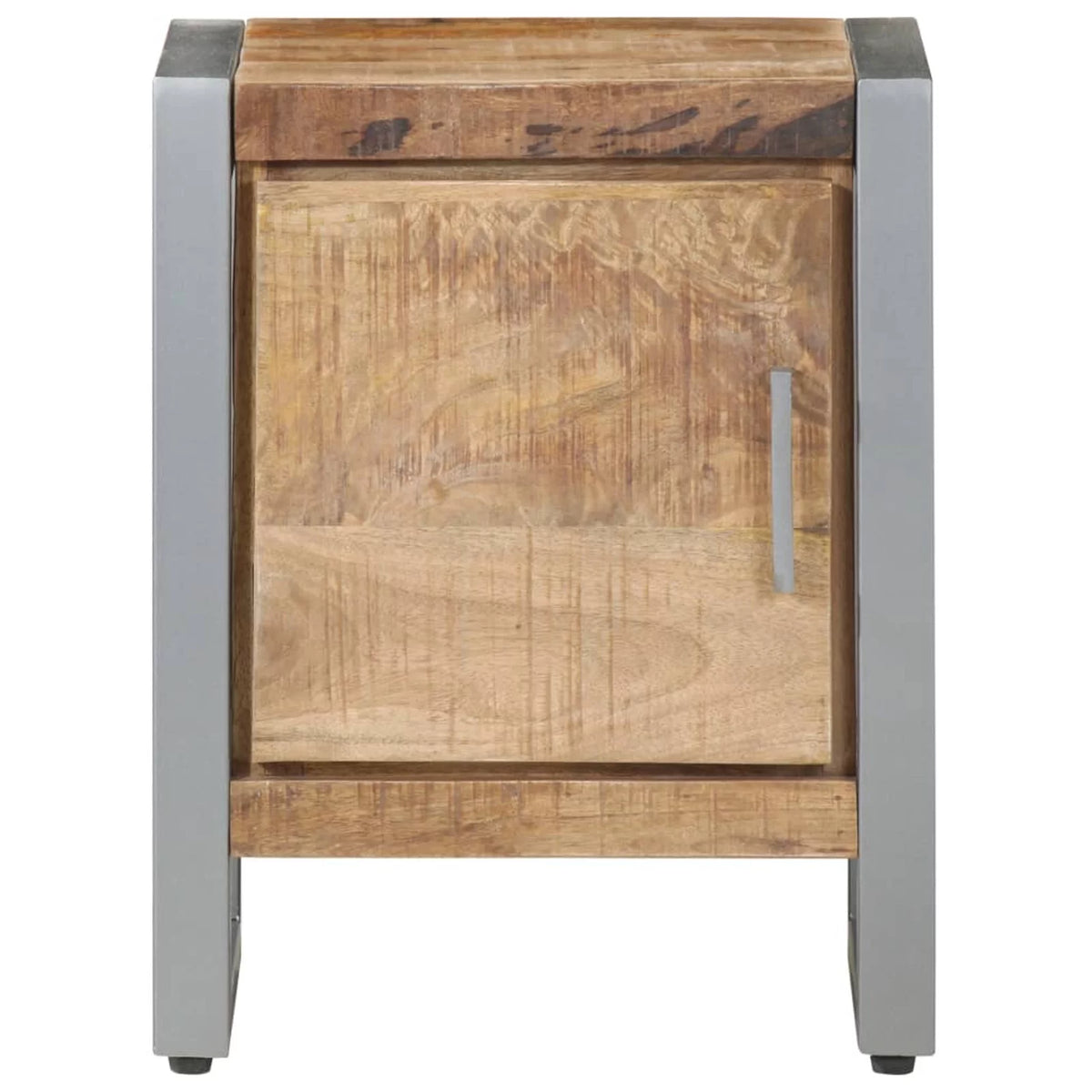 Rough Mango Wood Bedside Cabinet W9585