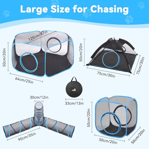 Portable Mesh Cat Enclosure with Carry Bag U826