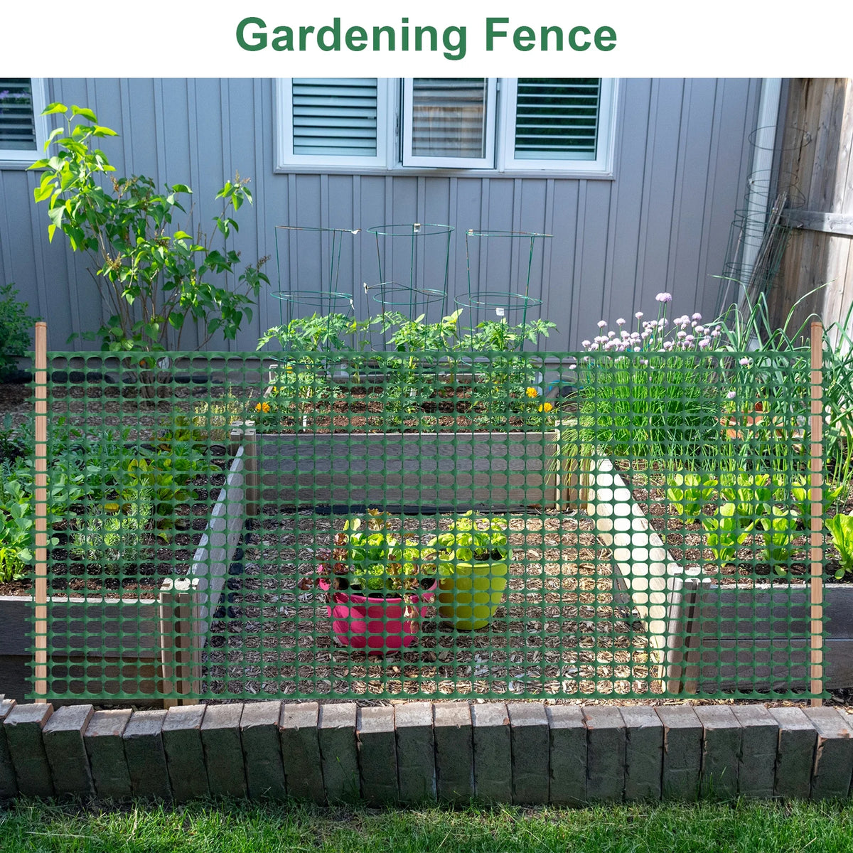Green Plastic Fencing Roll 4x100' Q506