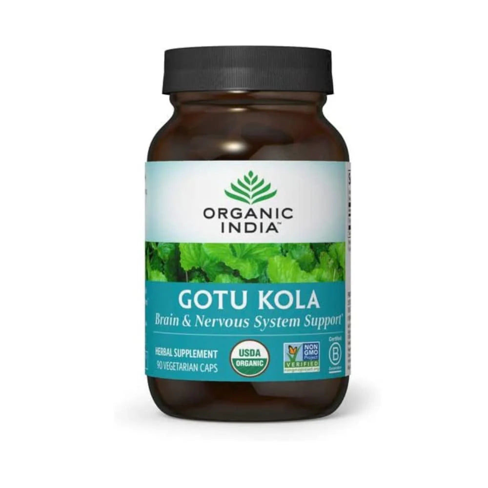 90 Capsules Organic Gotu Kola Herbal Supplement O9521