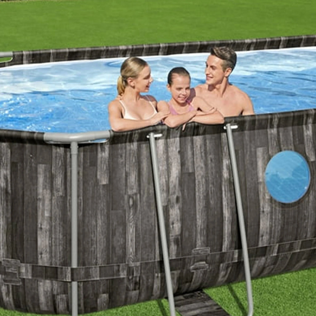 20' x 10' x 48" Oval Metal Frame Above Ground Pool Set U80382