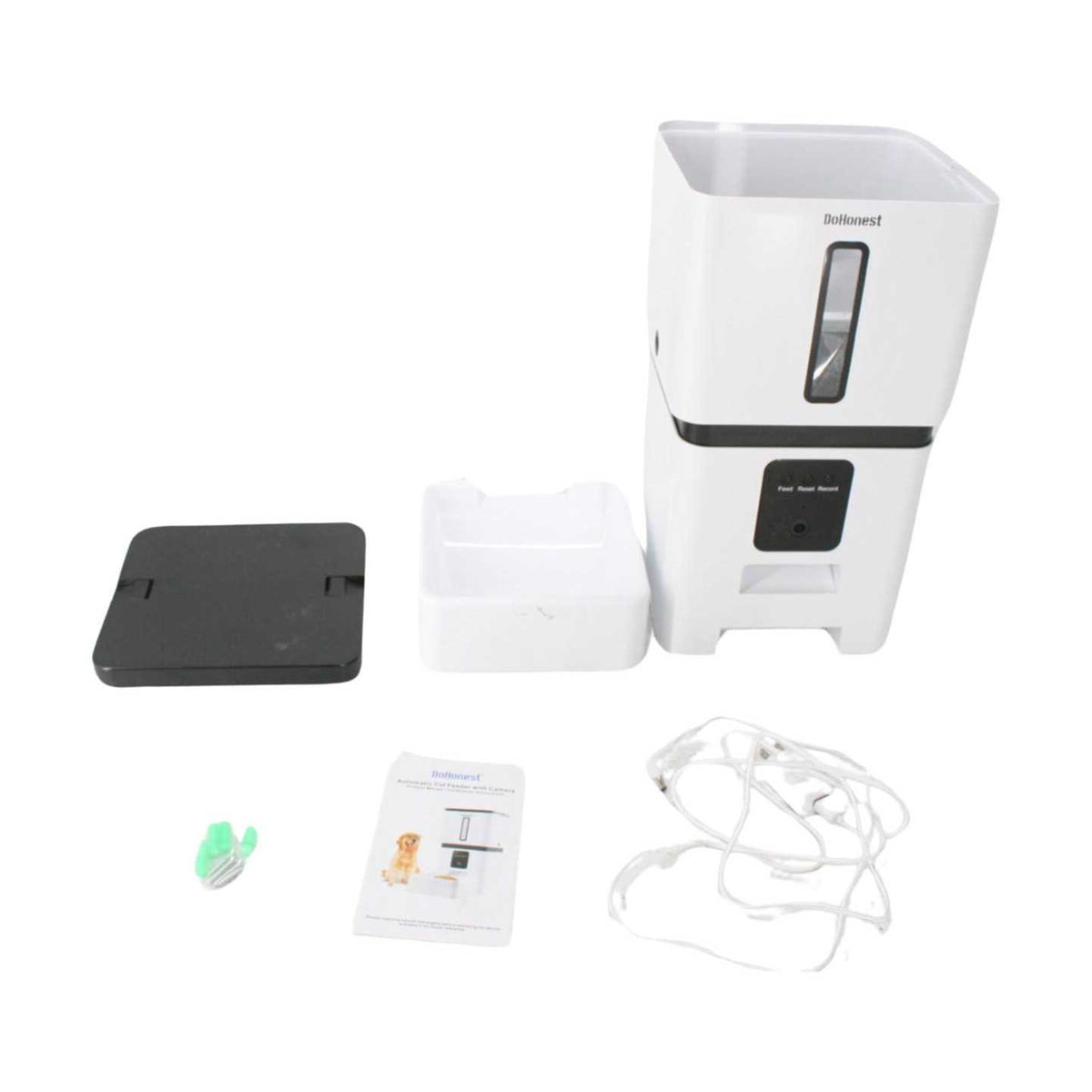Automatic Dog Feeder with Camera 8L Smart Cat Food Dispenser J4550