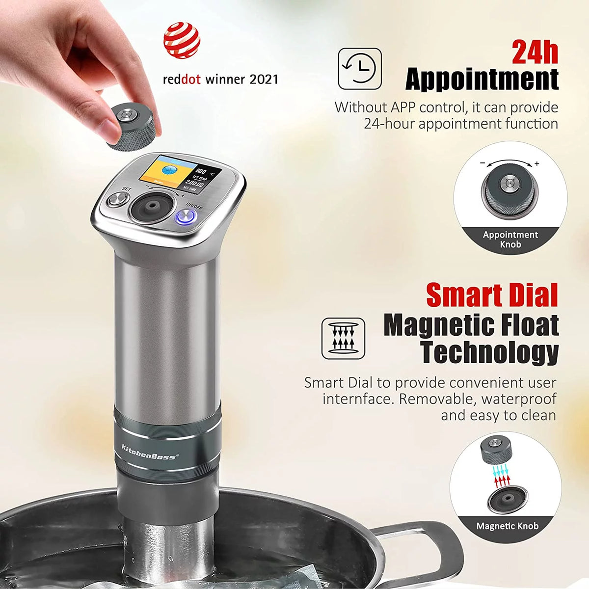 1100 Watts Immersion Circulator Cooker Y649983
