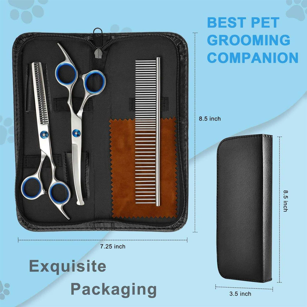 6 in 1 Dog Grooming Scissors Stainless Steel B9660