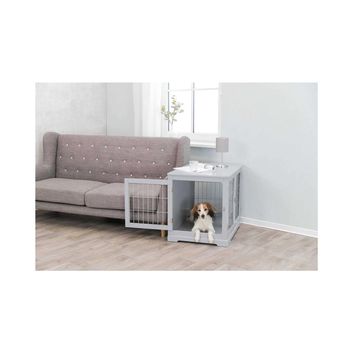 Indoor Pet Kennel End Table C791056