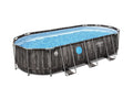 20' x 10' x 48" Oval Metal Frame Above Ground Pool Set U80382