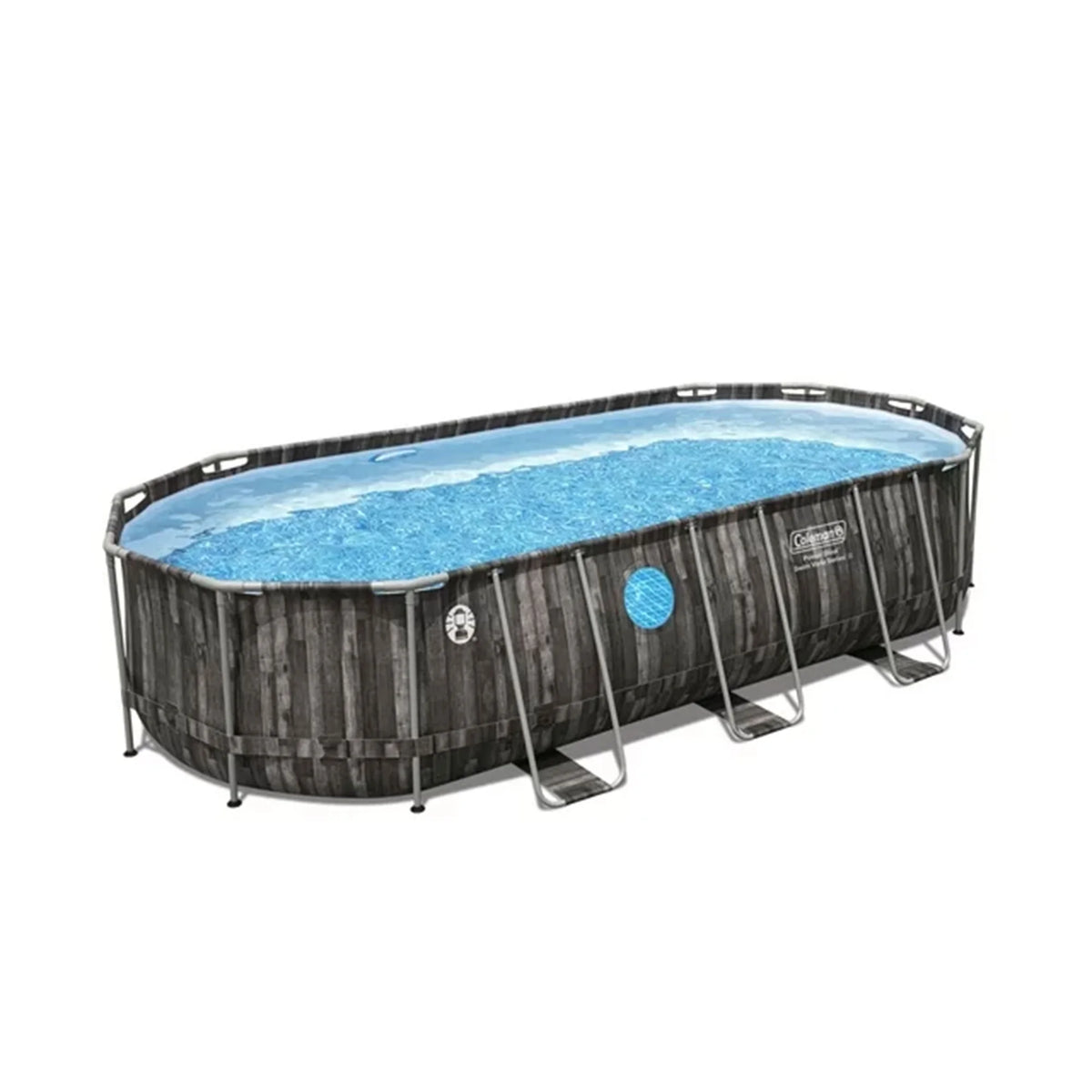20' x 10' x 48" Oval Metal Frame Above Ground Pool Set U80382