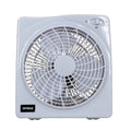 10" Electric Box Fan White L5621
