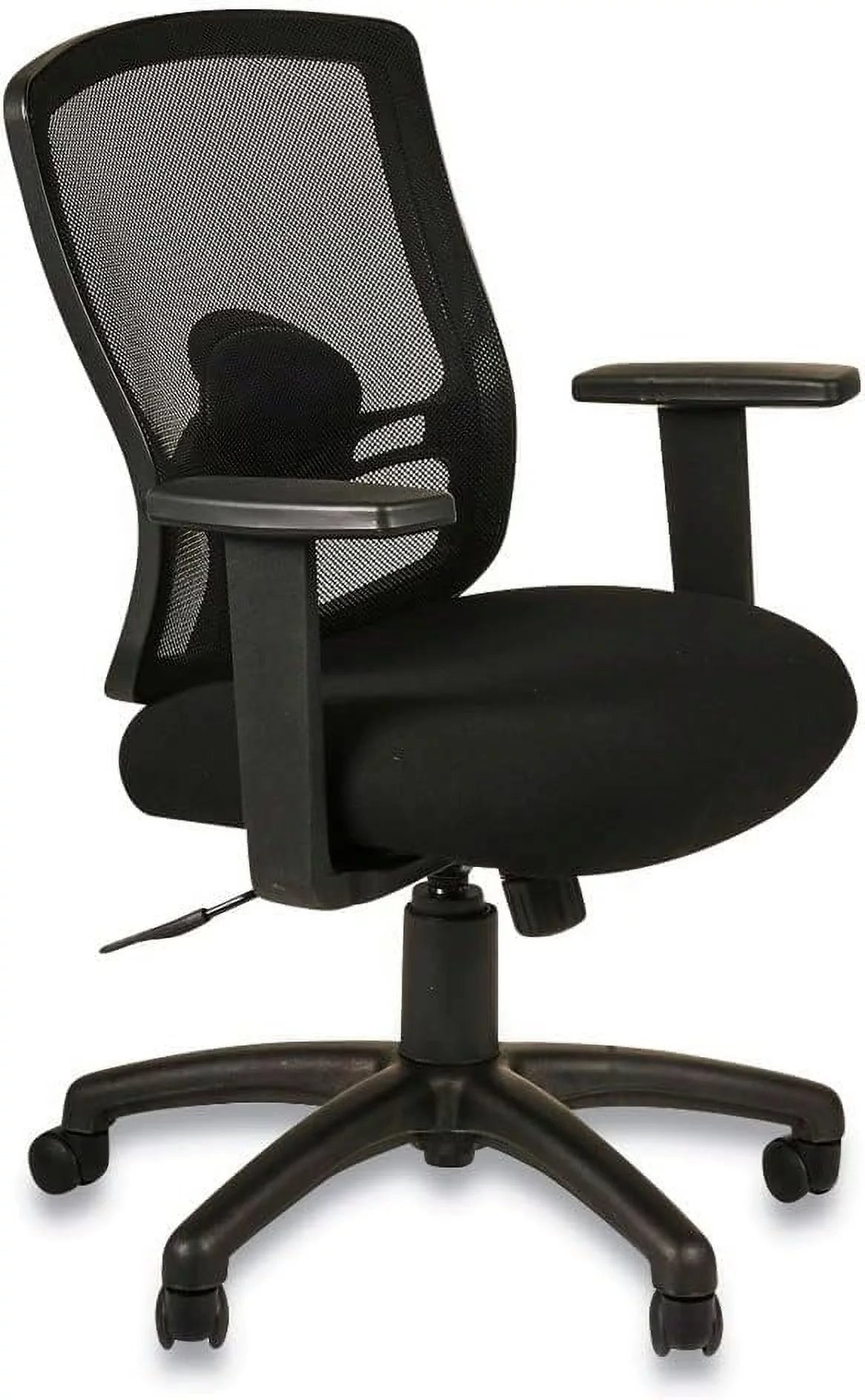 Black Mesh Mid-Back Swivel Tilt Chair L2132