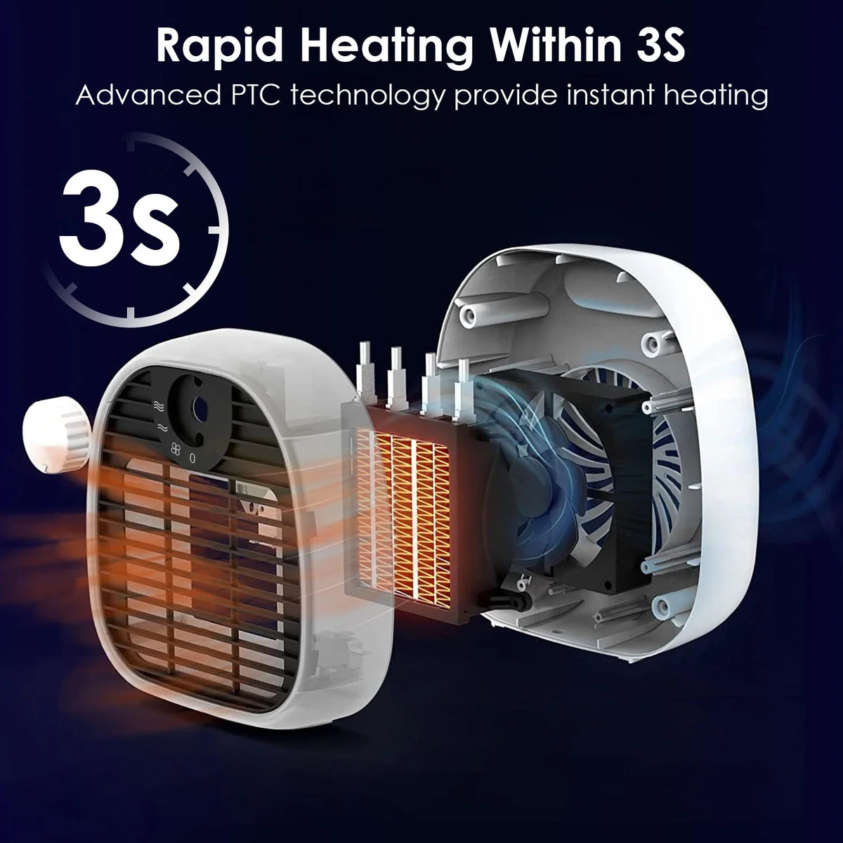 1000W Ceramic Space Heater Z897